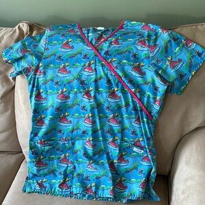Liana scrub top size small